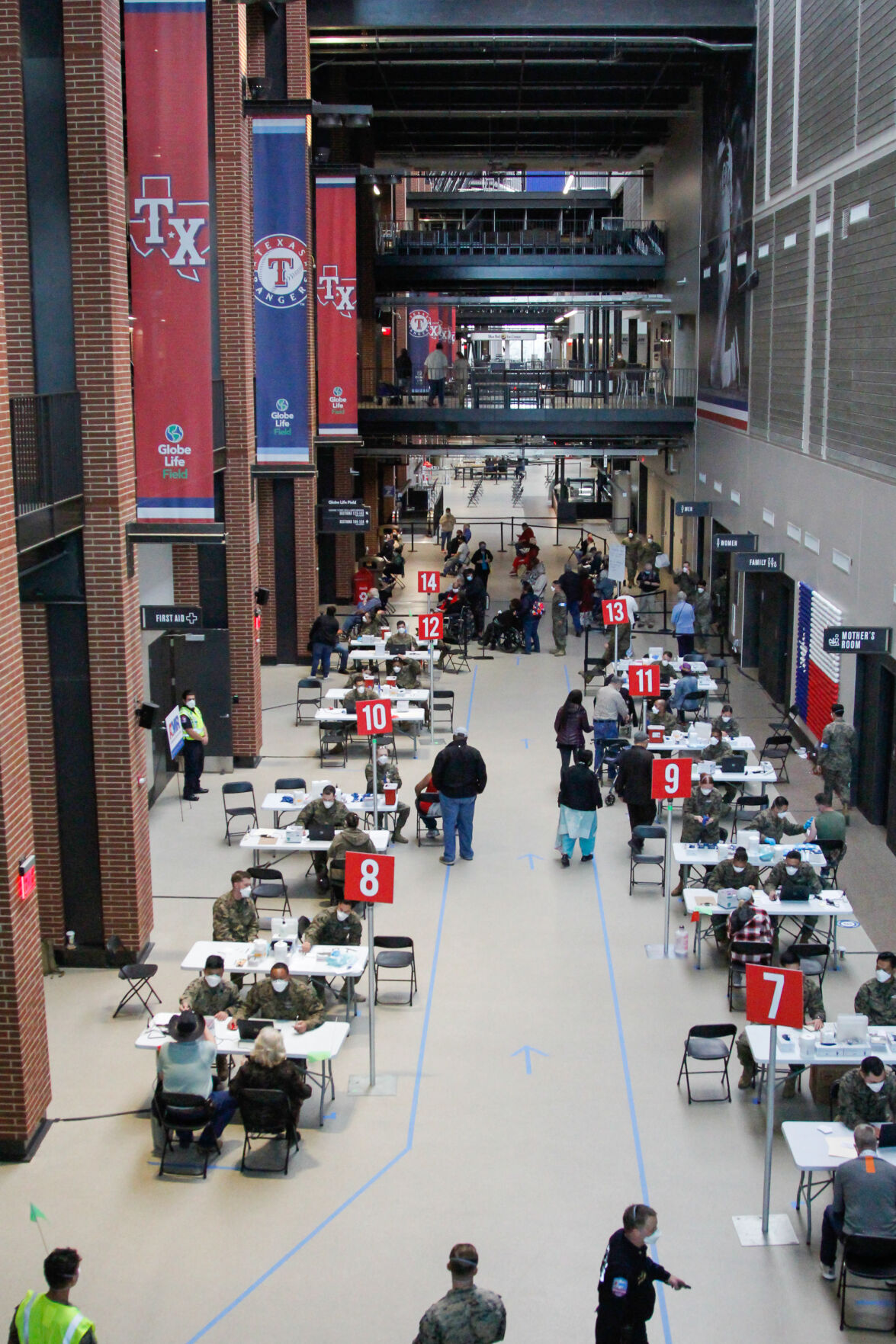 Globe Life Field opens as new community vaccination center
